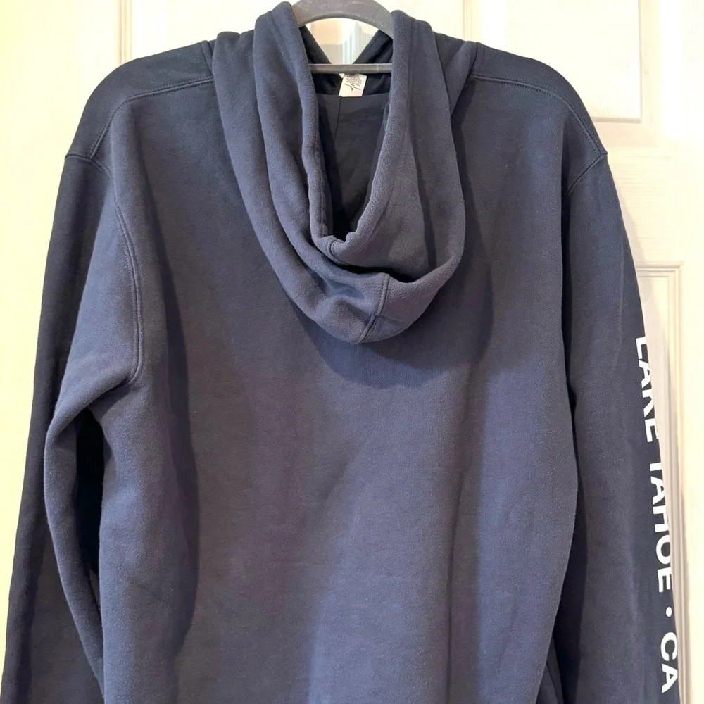 AS Colour Pullover Blue Hoodie Sweatshirt Men's Size L Fits Like Medium